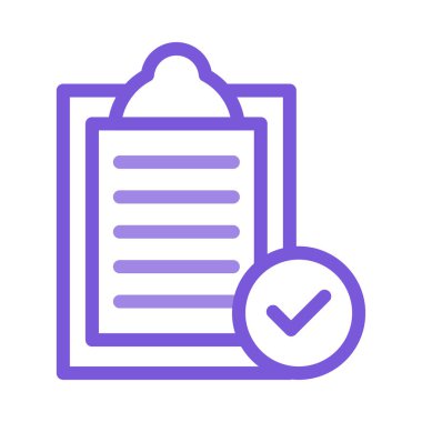 Belge web simgesi beyaz arka plan üzerinde izole iş için. Vektör çizim