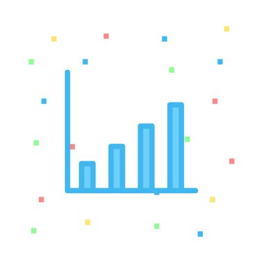 Renk iş web vektör simgesi