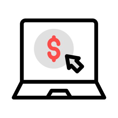 Renk iş web vektör simgesi