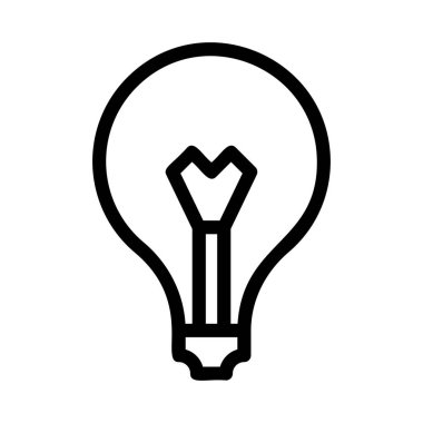 Beyaz arkaplanda ampul