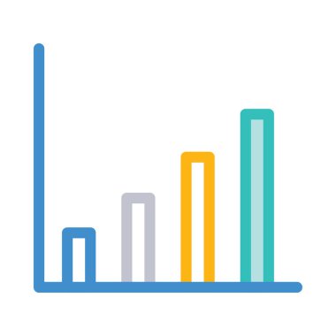 iş grafiği beyaz zemin üzerine