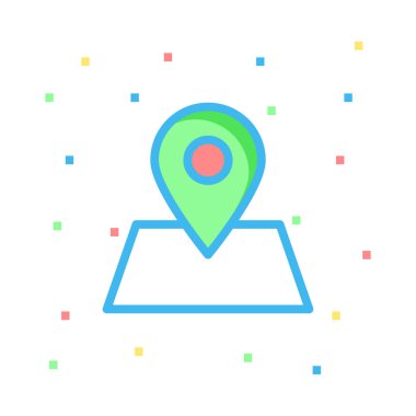 Renk iş web vektör simgesi