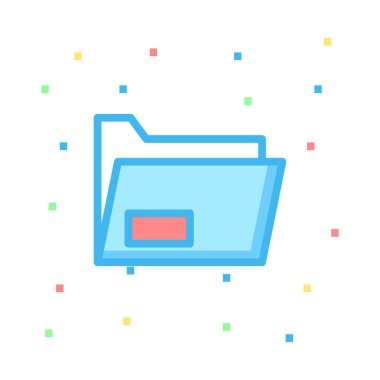 Renk iş web vektör simgesi