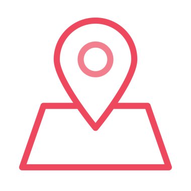 Beyaz arka plan, vektör, illüstrasyon izole iş hattı düz simge