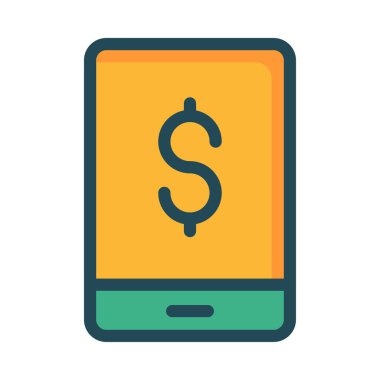 Beyaz arka plan, vektör, illüstrasyon izole iş hattı düz simge