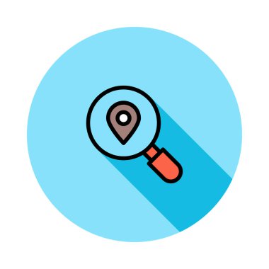 Renk iş web vektör simgesi