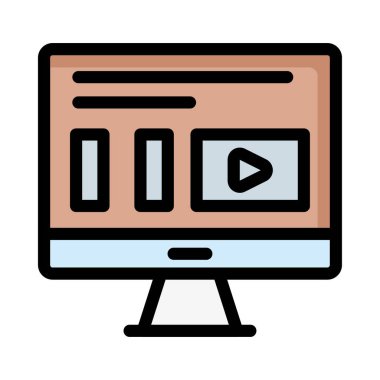 Renk iş web vektör simgesi