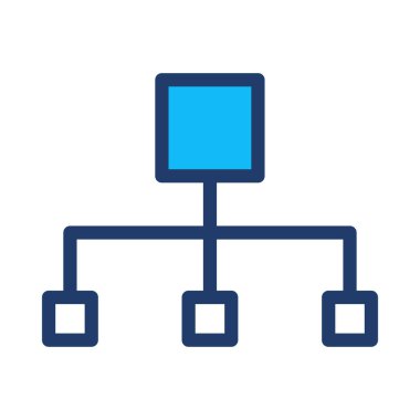 Renk iş web vektör simgesi