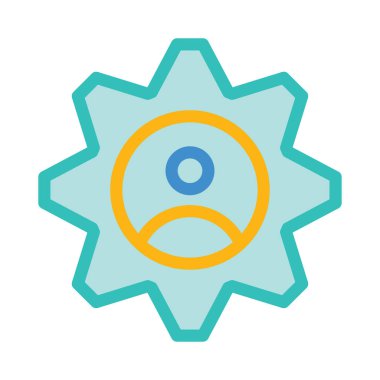 Renk iş web vektör simgesi