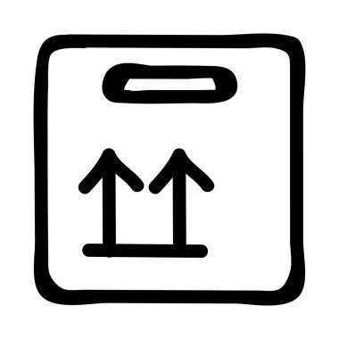 İş siyah web simge vektör çizim 