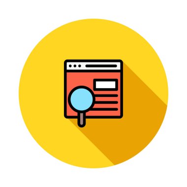 Renk web vektör simgesi 