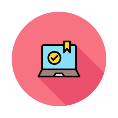 Beyaz arka plan, vektör, illüstrasyon izole iş hattı düz simge