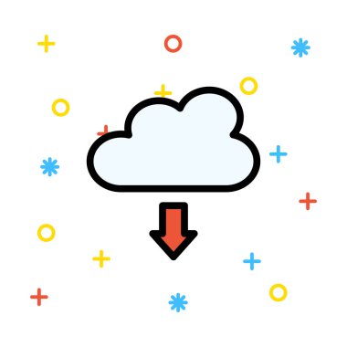 Beyaz arka plan, vektör, illüstrasyon izole iş hattı düz simge