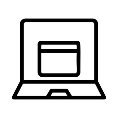 Beyaz arka plan, vektör, illüstrasyon izole iş hattı düz simge