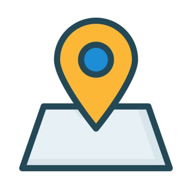 Beyaz arka plan, vektör, illüstrasyon izole iş hattı düz simge