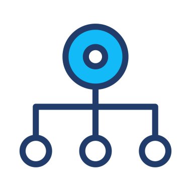 Beyaz arka plan, vektör, illüstrasyon izole iş hattı düz simge