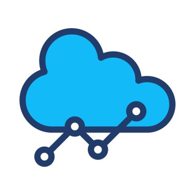 Beyaz arka plan, vektör, illüstrasyon izole iş hattı düz simge