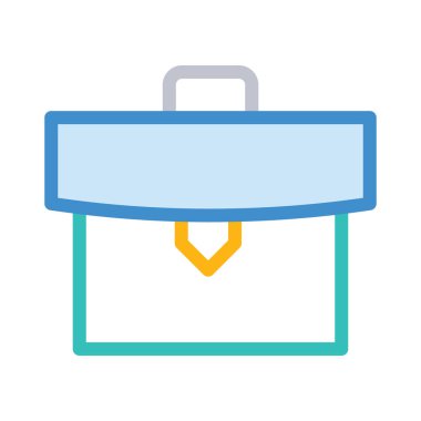 Beyaz arka plan, vektör, illüstrasyon izole iş hattı düz simge