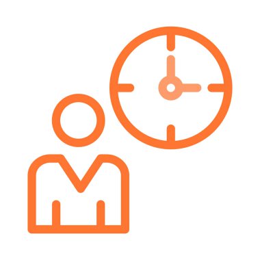 dakiklik simge vektör çizim 