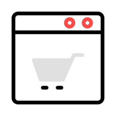 Belge web simgesi beyaz arka plan üzerinde izole iş için. Vektör çizim