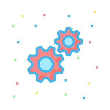 Renk web vektör simgesi 