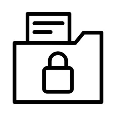 Belge web simgesi beyaz arka plan üzerinde izole iş için. Vektör çizim