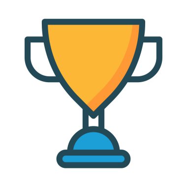 kazanan Kupası. Kavram kupa. Vektör çizim 