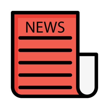 Belge web simgesi beyaz arka plan üzerinde izole iş için. Vektör çizim