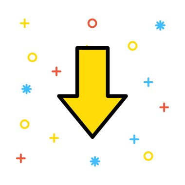 Renk web vektör simgesi 