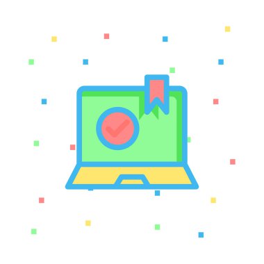 Renk web vektör simgesi 