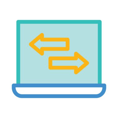 Renk web vektör simgesi 