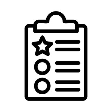 Belge web simgesi beyaz arka plan üzerinde izole iş için. Vektör çizim