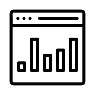 Grafik simgesi vektör illüstrasyonu 