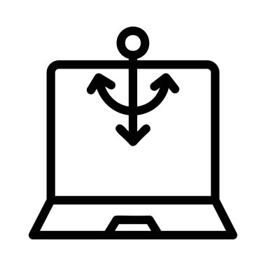 Belge web simgesi beyaz arka plan üzerinde izole iş için. Vektör çizim