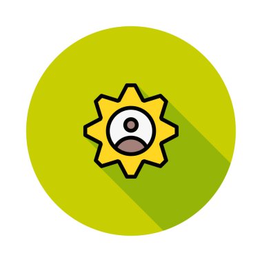 Renk web vektör simgesi 