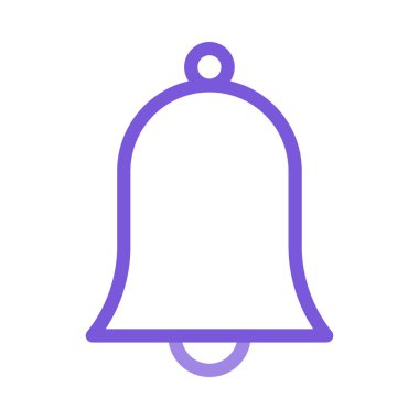 Çan simgesi vektör illüstrasyonu 
