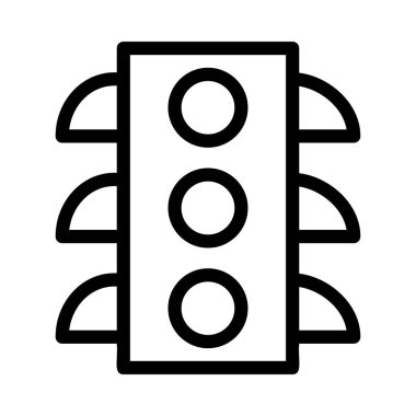 Beyaz arka plan, vektör, illüstrasyon izole iş hattı düz simge