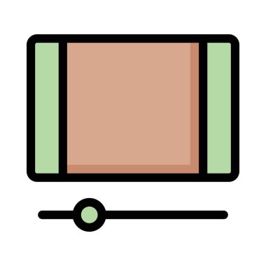 Belge web simgesi beyaz arka plan üzerinde izole iş için. Vektör çizim