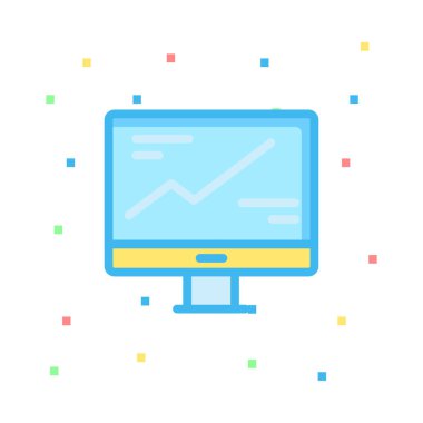 Renk web vektör simgesi 