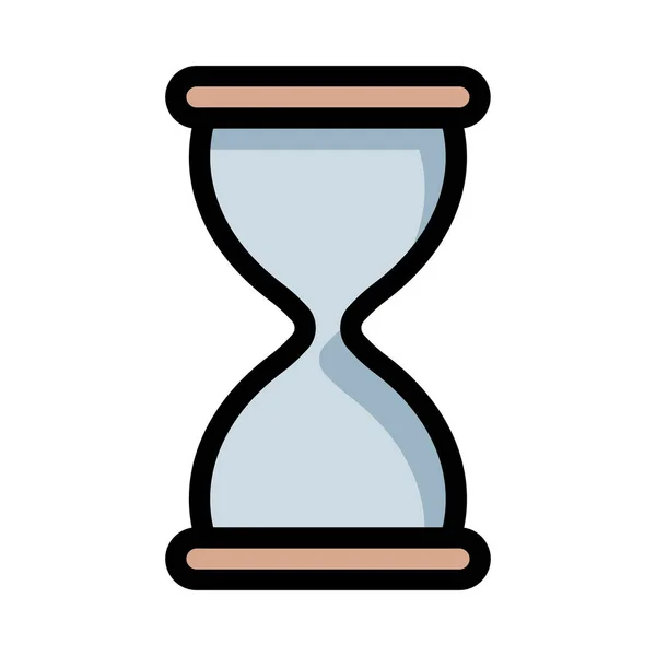 Reloj Arena Icono Vector Ilustración — Archivo Imágenes Vectoriales