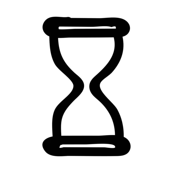 Reloj Arena Icono Vector Ilustración — Archivo Imágenes Vectoriales