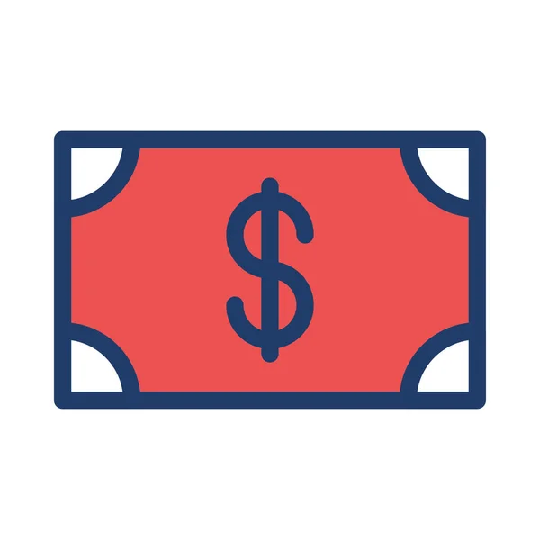Icône Dollar Illustration Vectorielle — Image vectorielle