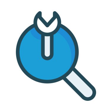 Beyaz arka plan, vektör, illüstrasyon izole iş hattı düz simge