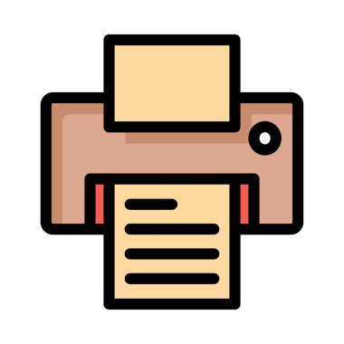 Belge web simgesi beyaz arka plan üzerinde izole iş için. Vektör çizim