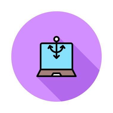 Beyaz arka plan, vektör, illüstrasyon izole iş hattı düz simge