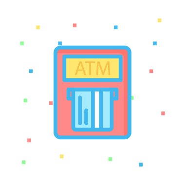 Renk web vektör simgesi 