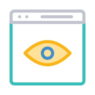 Beyaz arka plan, vektör, illüstrasyon izole iş hattı düz simge