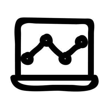 Beyaz arka plan, vektör, illüstrasyon izole iş hattı düz simge
