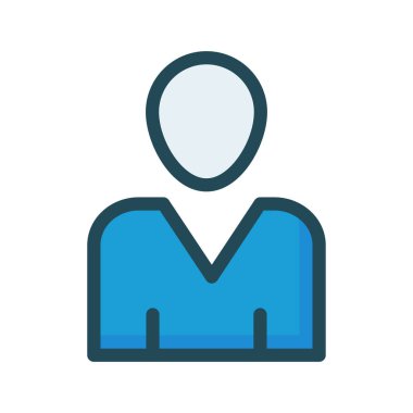 Beyaz arka plan, vektör, illüstrasyon izole iş hattı düz simge