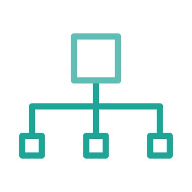 Beyaz arka plan, vektör, illüstrasyon izole iş hattı düz simge